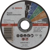 Bosch Trennscheibe MultiConstruction - Rapido, Ø 125mm Bohrung 22,23mm, ACS 60 V BF, gerade