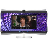 Dell P3424WEB, LED-Monitor 87 cm (34 Zoll), schwarz/silber, WQHD, IPS, QHD-Webcam