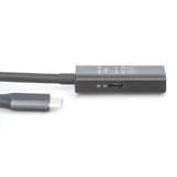Digitus Aktives USB 3.2 Gen 1 Verlängerungskabel, USB-C Stecker > USB-A Buchse schwarz, 10 Meter, Repeater Kabel