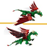 LEGO 31161 Creator 3-in-1 Grüner Drache, Konstruktionsspielzeug 