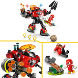 LEGO 77005 Sonic the Hedgehog Knuckles vs. Dr. Eggmans Egg Crusher Mech, Konstruktionsspielzeug 