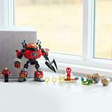 LEGO 77005 Sonic the Hedgehog Knuckles vs. Dr. Eggmans Egg Crusher Mech, Konstruktionsspielzeug 