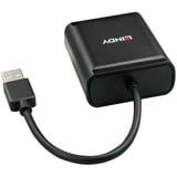 Lindy 4 Port USB 2.0 Cat.6 Extender, USB-Extender schwarz, 60m