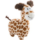 NICI Giraffe Gina Green Collection, Kuscheltier beige, 15 cm, stehend