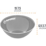 Petromax Emaille Schalen px-bowl-1-s 1 Liter, 2 Stück, Schüssel schwarz, Ø 19cm