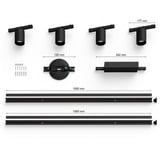 Philips HUE Perifo Basis-Set für die Decke (gerade, 4 Spots), Leuchte schwarz
