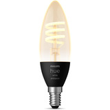 Philips Hue White Ambiance Filament E14 Kerzenform 350 lm, LED-Lampe ersetzt 30 Watt