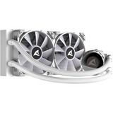 Sharkoon S80 RGB White AIO 240mm, Wasserkühlung weiß