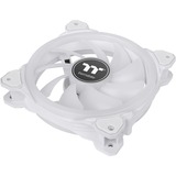 Thermaltake SWAFAN 12 RGB Radiator Fan TT Premium Edition White (3-Fan Pack), Gehäuselüfter weiß, 3er Pack, inkl. Controller, 120 mm