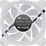Thermaltake SWAFAN 12 RGB Radiator Fan TT Premium Edition White (3-Fan Pack), Gehäuselüfter weiß, 3er Pack, inkl. Controller, 120 mm
