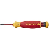 Wiha Schraubendreher mit Bitmagazin PocketMax electric rot/gelb, 5-teilig