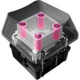 ASUS ROG PBT Doubleshot Keycap-Set für ROG RX Switches, Tastenkappe schwarz, 123 Stück
