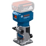 Bosch Akku-Kantenfräse /-Laminatschneider GLF 18V-8 Professional solo, 18Volt, Oberfräse blau/schwarz, ohne Akku und Ladegerät, in L-BOXX