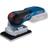 Bosch Professional Akku-Schwingschleifer GSS 18V-13 Professional solo blau/schwarz, ohne Akku und Ladegerät, in L-BOXX, 3 Schleifplatten