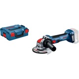 Bosch X-LOCK Akku-Winkelschleifer GWX 18V-7 Professional solo, 18Volt blau/schwarz, ohne Akku und Ladegerät, in L-BOXX