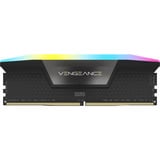 Corsair DIMM 16 GB DDR5-5200 (2x 8 GB) Dual-Kit, Arbeitsspeicher schwarz, CMH16GX5M2B5200C40, Vengeance RGB, INTEL XMP