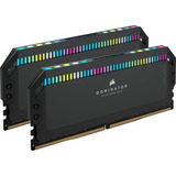 Corsair DIMM 64 GB DDR5-5600 (2x 32 GB) Dual-Kit, Arbeitsspeicher schwarz, CMT64GX5M2B5600C40, Dominator, INTEL XMP
