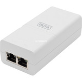 Digitus Gigabit Active 802.3at PoE Midspan, PoE-Injektor weiß