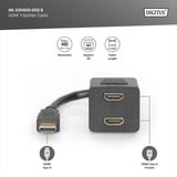 Digitus HDMI Y-Verteilerkabel, Y-Kabel schwarz