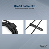 Digitus USB 2.0 Silikon-Kabel USB-A > Lightning, MFI zertifiziert schwarz, 1 Meter, PD, Laden mit bis zu 12 Watt