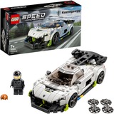 LEGO 76900 Speed Champions Koenigsegg Jesko, Konstruktionsspielzeug weiß/schwarz