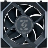 Lian Li UNI FAN SL120 LCD Wireless, Gehäuselüfter schwarz, 124.5 mm