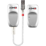 Lindy USB 1.1 Cat.6 Extender, USB-Extender silber, 50m