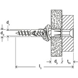 fischer Universaldübel UX 14x75 hellgrau, 10 Stück