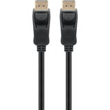 goobay Kabel DisplayPort 1.4 Stecker > DisplayPort Stecker schwarz, 2 Meter