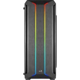 Aerocool Skyline ARGB, Tower-Gehäuse schwarz, Seitenteil aus Acryl