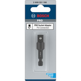 Bosch Adapter für Steckschlüssel 1/4'' Sechskant > 3/8" Vierkant Impact Control