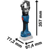 Bosch Akku-Hydraulisches Presswerkzeug GPH 18V-60 Professional solo, 18Volt, Presse blau, ohne Akku und Ladegerät, in XL-BOXX