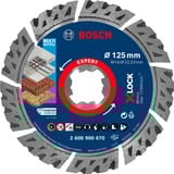 Bosch X-LOCK Diamanttrennscheibe Expert MultiMaterial, Ø 125mm Bohrung 22,23mm