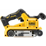 DEWALT Akku-Bandschleifer DCW220NT, 18Volt gelb/schwarz, ohne Akku und Ladegerät, in T STAK-Box VI