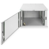 Digitus Wandgehäuse Dynamic Basic Serie - 600x600 mm (BxT), IT-Schrank hellgrau, 7 Höheneinheiten