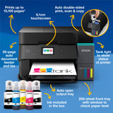 Epson EcoTank ET-4950, Multifunktionsdrucker schwarz, Scan, Kopie, Fax, USB, LAN, WLAN, Duplex (Druck)