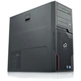 Fujitsu CELSIUS W520 Generalüberholt, PC-System schwarz/rot, Windows 10 Pro 64-Bit