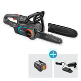 GARDENA Akku-Kettensäge PowerSaw 250/18V P4A solo grau/türkis, ohne Akku und Ladegerät, POWER FOR ALL ALLIANCE