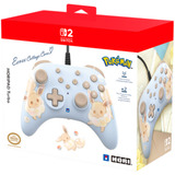 HORI HORIPAD Turbo (Evoli Cottage Core), Gamepad hellblau, Nintendo Switch 2