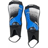 HUDORA Schienbeinschützer mit Knöchelschutz, Protektoren schwarz/blau, Größe L