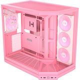 HYTE Y50 Strawberry Milk, Tower-Gehäuse hellrosa, Tempered Glass x 3