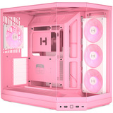 HYTE Y50 Strawberry Milk, Tower-Gehäuse hellrosa, Tempered Glass x 3