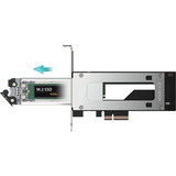 Icy Dock ExpressSlot Elite MB840M5P-B, Schnittstellenkarte schwarz/silber