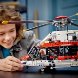 LEGO 42145 Technic Airbus H175 Rettungshubschrauber, Konstruktionsspielzeug Modellbausatz für Kinder, drehbare Rotoren und motorisierte Funktionen