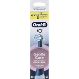 Oral-B Oral-B iO Sanfte Reinigung 4er, Aufsteckbürste schwarz, für empfindliche Bereiche und gesünderes Zahnfleisch