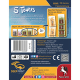 Pegasus Deep Print Games: 5 Towers, Kartenspiel 