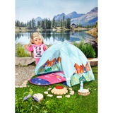 ZAPF Creation BABY born® Weekend Camping Set, Puppenzubehör Zelt, Schlafsack, Lagerfeuer, Marshmallow-Stick und Limoflasche