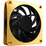 Alphacool Apex Stealth Metal Power 120mm Lüfter 3000rpm, Gehäuselüfter gold/schwarz, 120 mm