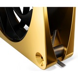 Alphacool Apex Stealth Metal Power 120mm Lüfter 3000rpm, Gehäuselüfter gold/schwarz, 120 mm