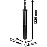 Bosch Professional Bauleuchtenstativ GLT 300-40 Professional schwarz, 5/8" Gewinde (M10)